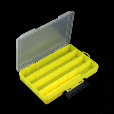 коробка для мелочей 24 ячейки (27,5х19х4см) желтая