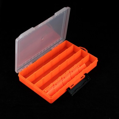 коробка для мелочей 24 ячейки (27,5х19х4см) оранжевая