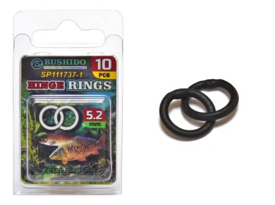 колечки /BUSHIDO/ кольцо в кольцо Hinge Rings d-5.2mm (уп.10шт)