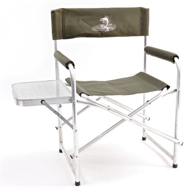 кресло /KEDR/ складное, КЕДР алюминий,со столиком,размер-45*42*48см